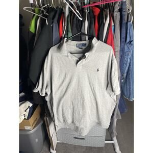 Size 2XL-Vtg Men’s Polo By Ralph Lauren Polo Shirt Grey